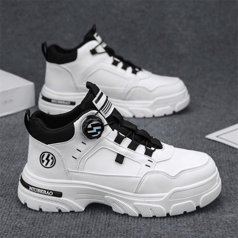 Autumn Mid-help Men's Shoes Versatile Men's Boots Outdoor Men's Shoes Fashion Shoes Youth Casual Shoes