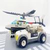171 шт. Полицейский вертолет CreativeandCity Police SWAT Car Vehicle DIY City Police Series Boys Bricks Toys Детские подарки подарок на день рождения