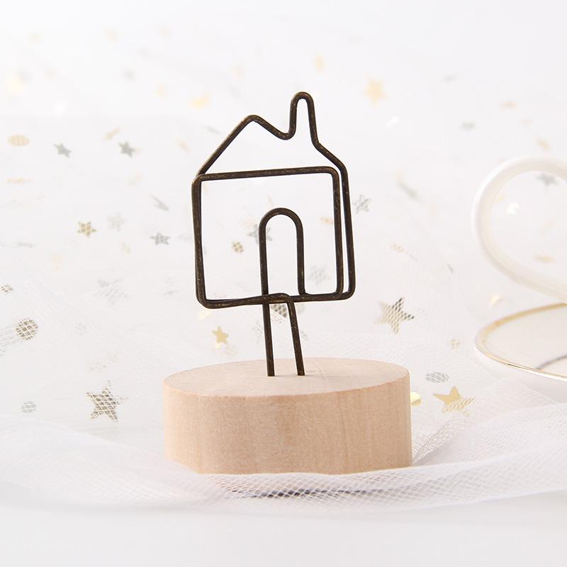 Retro Wood Message Note Holder