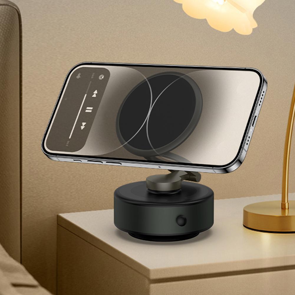 Для держателя мобильного телефона Magsafe, вращающегося на 360°, складного магнитного вакуумного адсорбционного присосочного кронштейна для iPhone/Samsung/Xiaomi