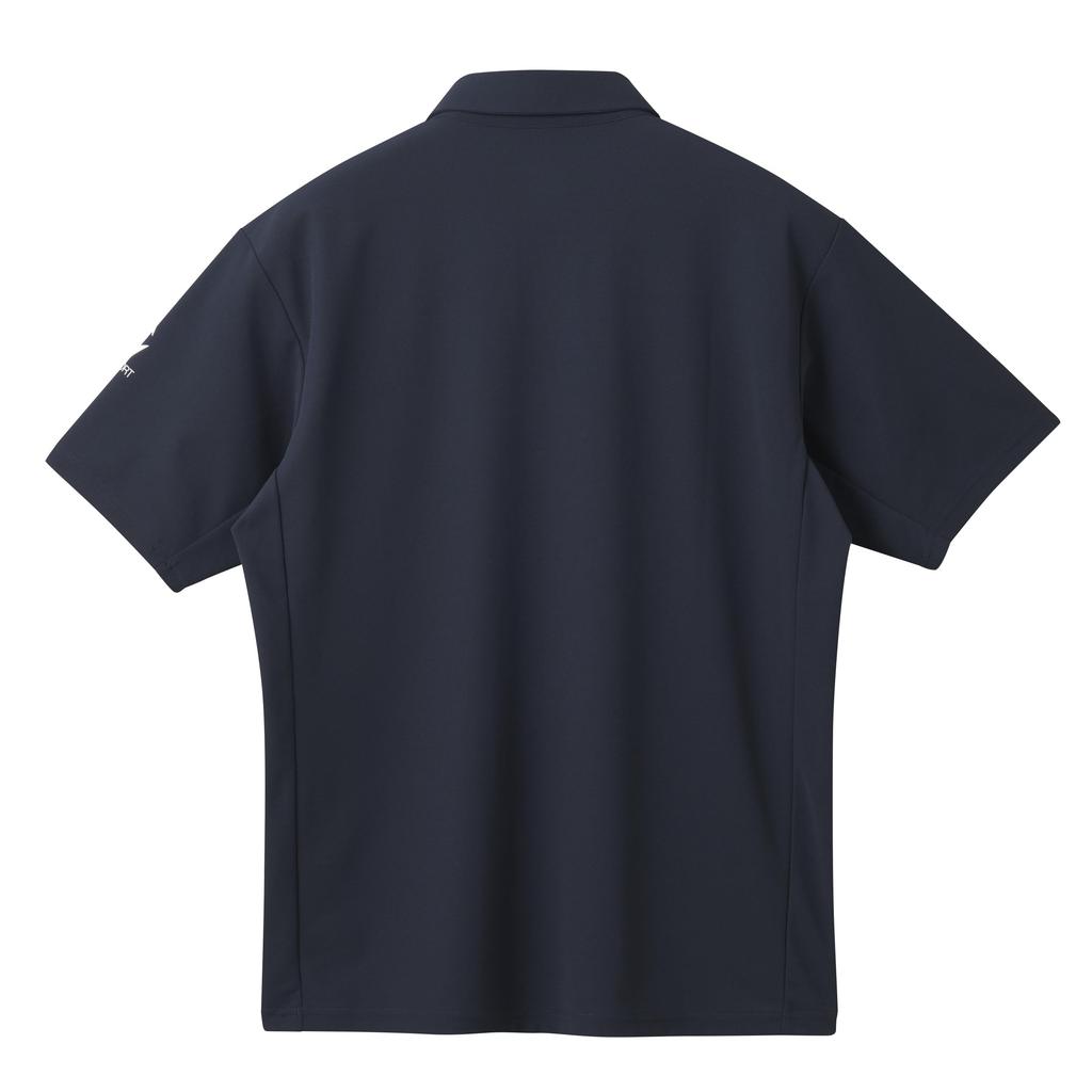 Move Sports Descente ПОЛО с коротким рукавом из мини-пике с солнцезащитой, охлаждением и защитой от УФ-лучей Мужская функция, Влагоотводящее, Быстросохнущее, Эластичное,