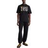 Off-White Футболка Diag Arrow Caravaggio Mercy Skate Tee, черные/белые мужские топы OMAA119C99JER0061001