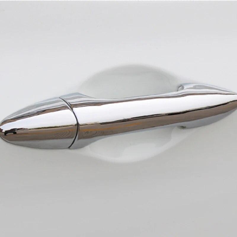 Для Hyundai Solaris Verna ix25 Accent Grand Avega 2010 2011 2012 2013 2014 2015 новая хромированная наклейка на ручку двери автомобиля