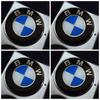 IQJD2 Car Steering Wheel Stickers Motorcycle Body Hub Decorative Sticker For BMW M Power Performance For BMW 50th Auto Car Accessory