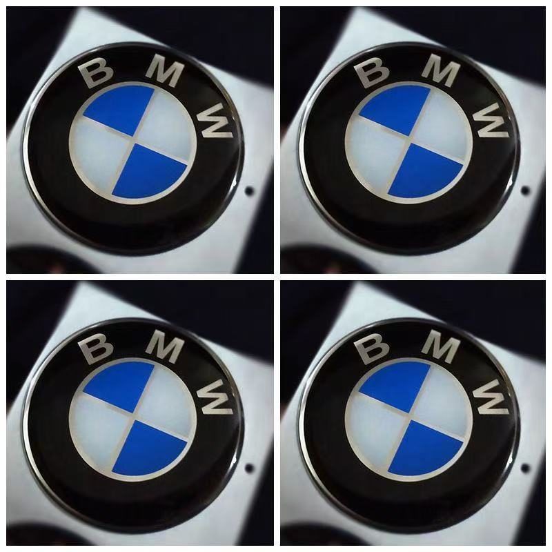 IQJD2 Car Steering Wheel Stickers Motorcycle Body Hub Decorative Sticker For BMW M Power Performance For BMW 50th Auto Car Accessory