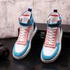 Модная яркая обувь с высоким верхом мужские новые осенние модные короткие ботинки вся повседневная обувь обувь для скейтборда с высоким верхом