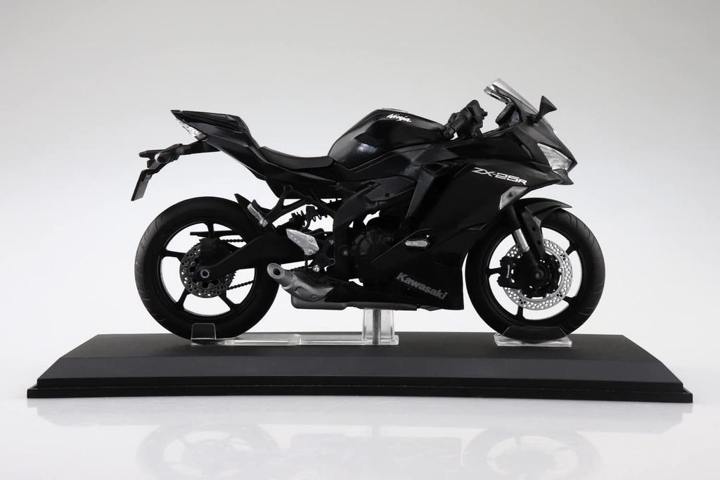 AOSHIMA Skynet Scale Completed Model Motorcycle Kawasaki Ninja Metallic Spark black 1/12 ZX-25R