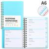 With Alphabetical Tabs Spiral Password Keeper Book Internet Address Organizer Logbook  Woman