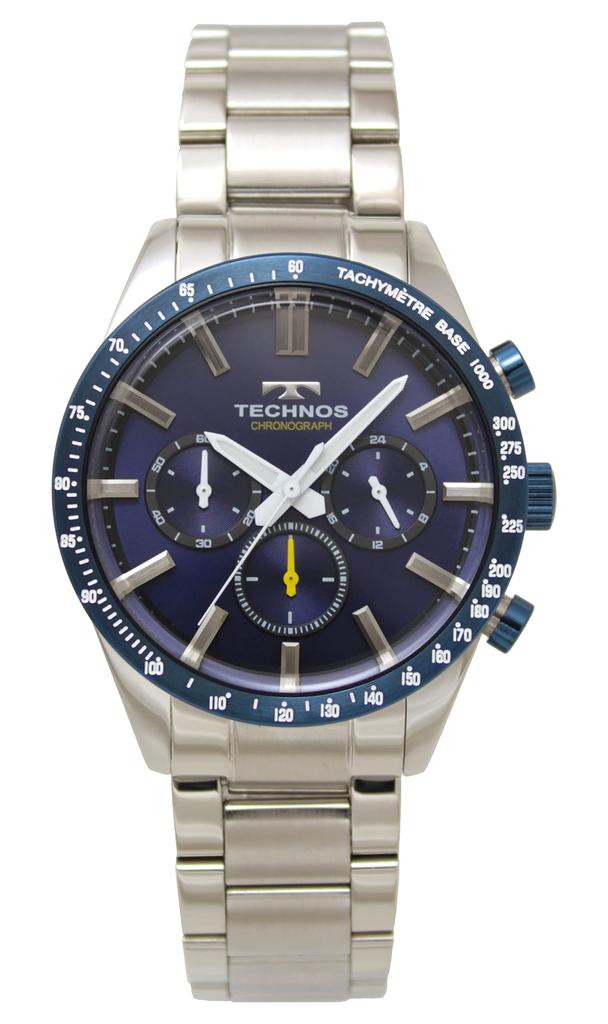 [Technos] Chronograph Watch T9B87NN Men's Silver