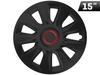 Stratos RR Black Hubcap 15'', 1 Pc.