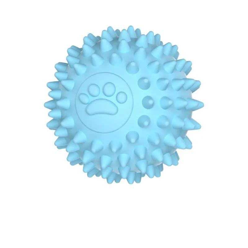 Pet Solid устойчивый к укусам жевательный неразрушимый прыгающий мячик для собак резиновая дрессировка интерактивная игра игрушка для прорезывания зубов
