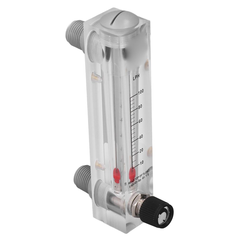 Измеритель расхода жидкости с регулируемой панелью, высокая точность 10?Акриловый расходомер воды 100 л/ч