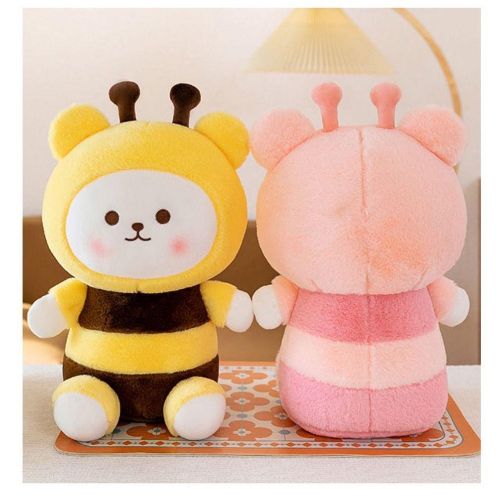 PP Cotton Bee Stuffed Toys Stuffed Bees Bear Plush Dolls Adorable Bee Doll Plush Toy Children
