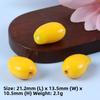 10pcs Mango Pear Miniature Food Toy Resin Home Decoration Item Cute 3D Fruit Model  Dollhouse Craft
