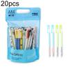 10/20Pcs 0.35mm Animal Black Blue Ink Magic Erasable Gel Pen School Stationery