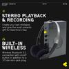Мы Rewind Портативный кассетный плеер Серый Совместим с Bluetooth 12 часов непрерывного воспроизведения Поддержка стереозаписи WE-001 / Прибл.. /