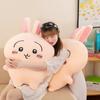 New Cute and Cute Xiaoba Plush Toy Usachi Doll Pillow Sleeping Doll Birthday Gift for Girls