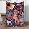 Beauty and The Beast Snow White Flannel Blanket Soft Warm Throw Blanket Blanket For Sofa Office Bed Office Camping Travelling