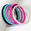 Female Silicone Twist Bracelet Sports Bangle Wristband Jewelry Gift