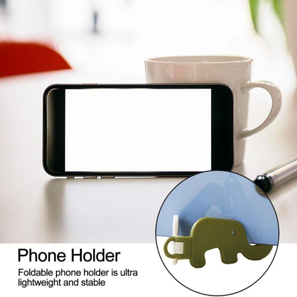 Foldable Elephant Phone Holder Key Chain Elephant Elephant Phone Bracket Keyring Key Ring Gift
