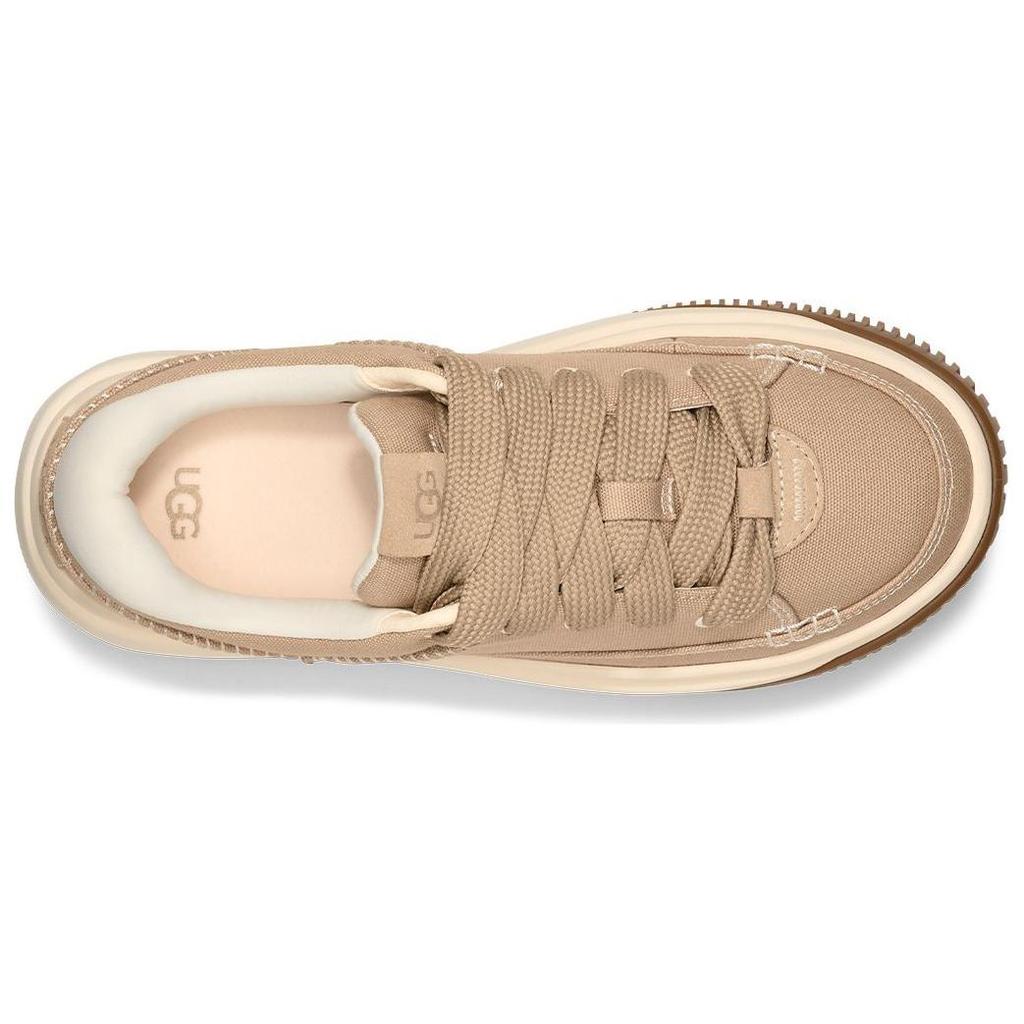 UGG Fashion Platform Fabric Comfortable Stylish Non-Slip Increased Height Low-Top Sneakers Men Sneakers Brown 1167499-MDSD