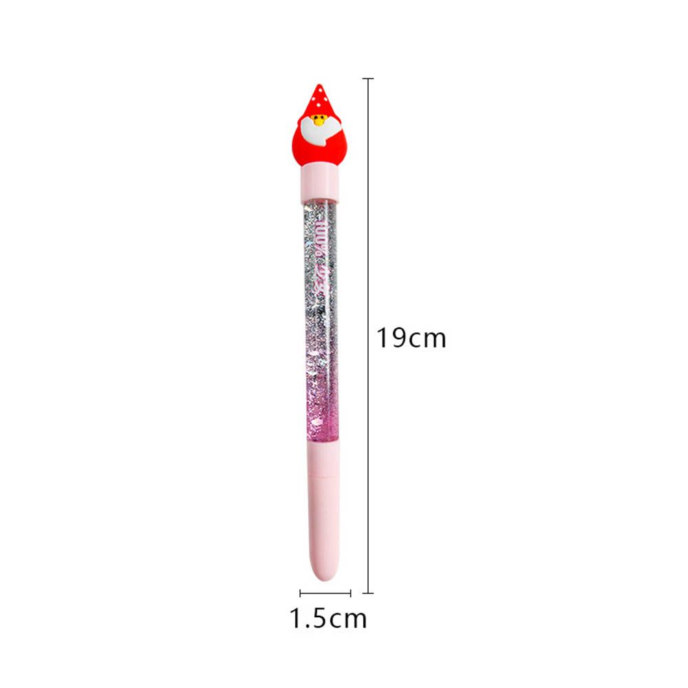Xmas Tree Christmas Quicksand Pen Hand Account Pen Quicksand Sequins Gel Pen Christmas Gel Pen