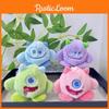 Eyed Charming Three Plush Monster Keychain Cute Backpack Pendant Adorable Gift Toy