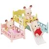 Мебель Sylvanian Families [Детская трехместная кровать] Car-219 ST Mark Сертификация для детей от 3 лет и старше Игрушечный кукольный домик Sylvanian Families EPOCH