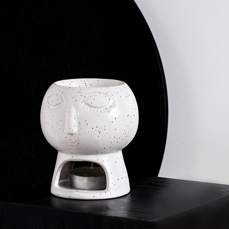 Large Ceramic Aroma Burner & Essential Oil Diffuser for Home or Office
