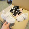Children's Sports Shoes 2025 Spring and Autumn Boys Little White Shoes Mesh Casual Girls Panda Shoes Soft Sole Baby Dad Shoes