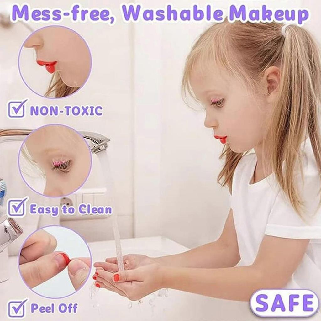 Kids Washable Makeup Girls Toys - Girls Makeup Kit For Kids Make Up Set Real/yy
