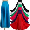 Flamenco Ruffle Dance Skirt Ballroom Big Swing Long Dress Belly Dance Skirt Stage Performance Costume