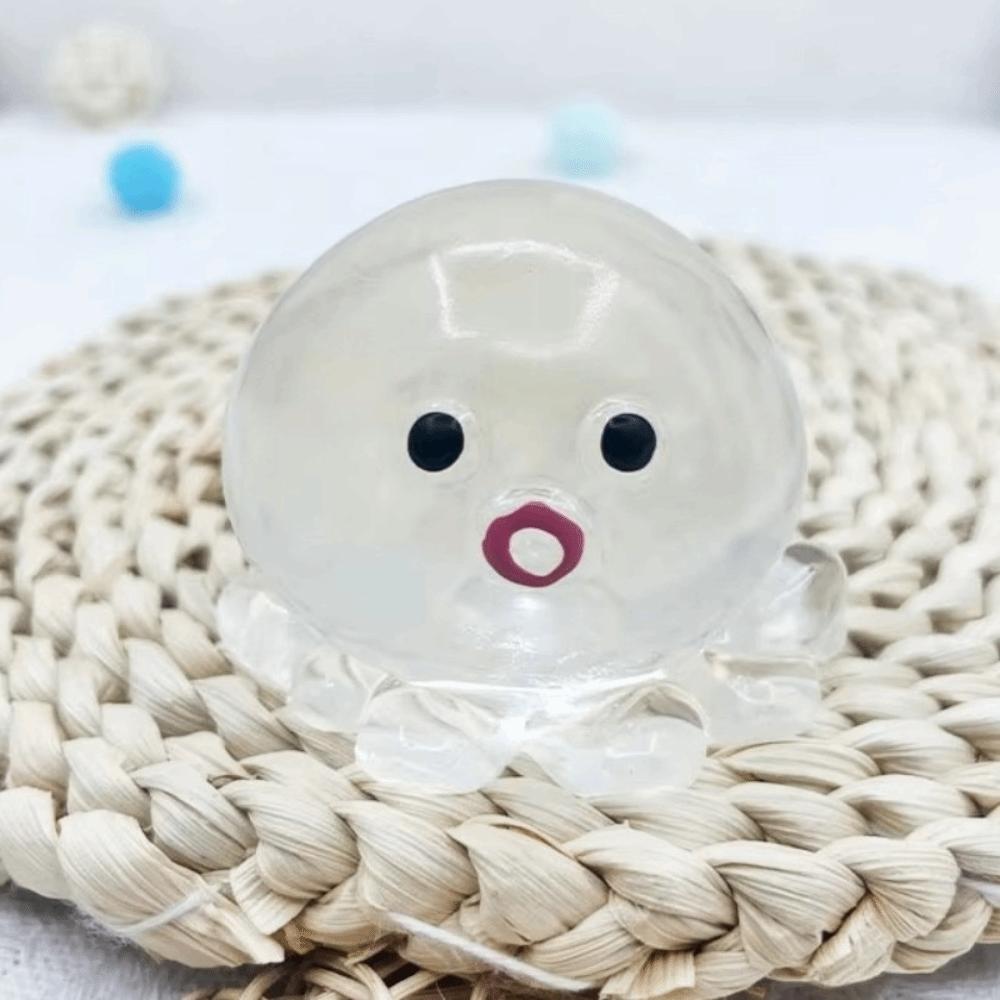 Sugar Filled Glitter Octopus Squishy Simulation Stress Relief Toy For Stress Anxiety Relief