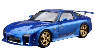 Aoshima Bunka Kyozai Серия 'Тюнингованные Автомобили' Mazda Mazdaspeed FD3S GT Concept 1999 Пластиковая Модель 1/24 №27 RX-7 A-Spec