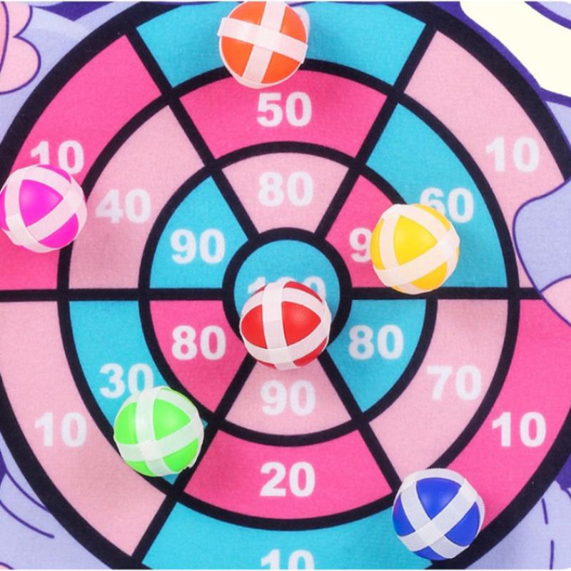 Children Cartoon Animal Dart Board Sticky Ball Rabbit Family Interactive Educational Toy Christmas Gift