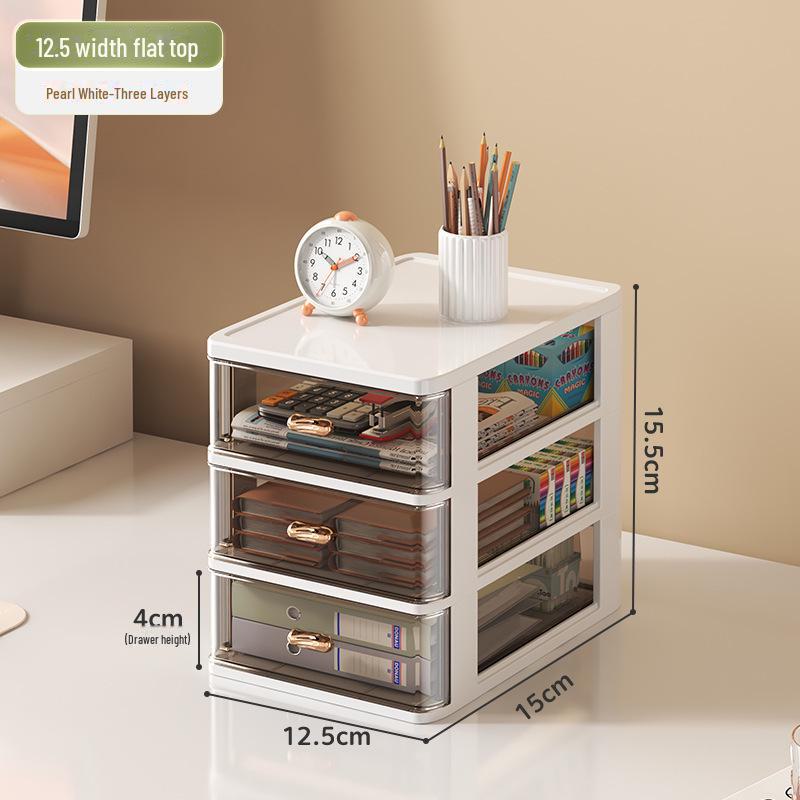 Пластиковый настольный органайзер для канцелярских принадлежностей и косметики