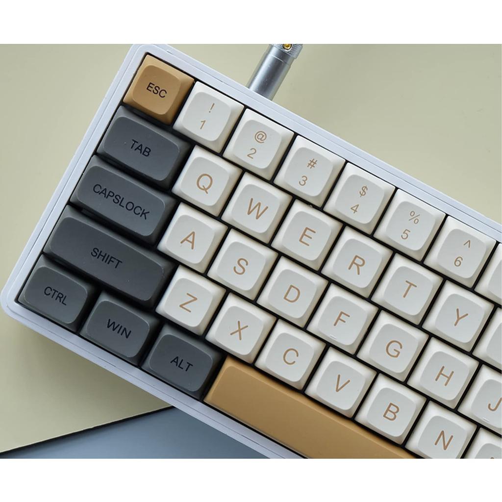 PBT Ember Dawn Shimmer Dysub Mechanical Keycaps, 125 Keys, XDA Profile, Dye-Sublimation, Suitable for Most Keyboard Layouts: 60%, 65%, 75%, 80%, 90%,