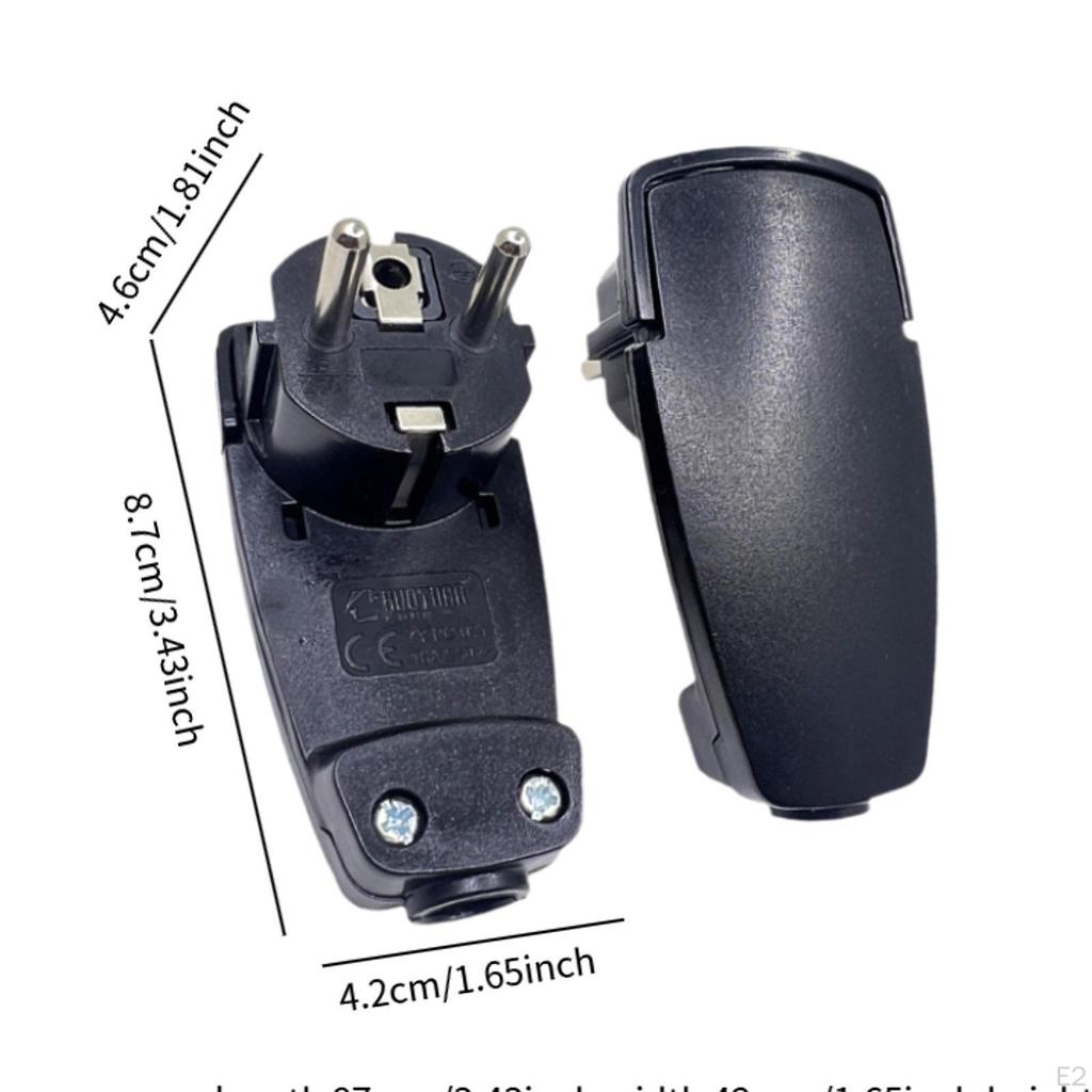 Переподключаемая вилка питания Франция Германия ЕС Электрический разъем