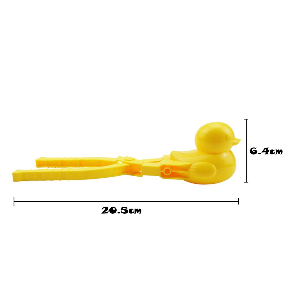 Клипса для лепки снежков для детей и взрослых, в форме сердца, снежинки, утки, щипцы-клипсы для улицы, форма для песка и снега, игрушки для игр и спорта