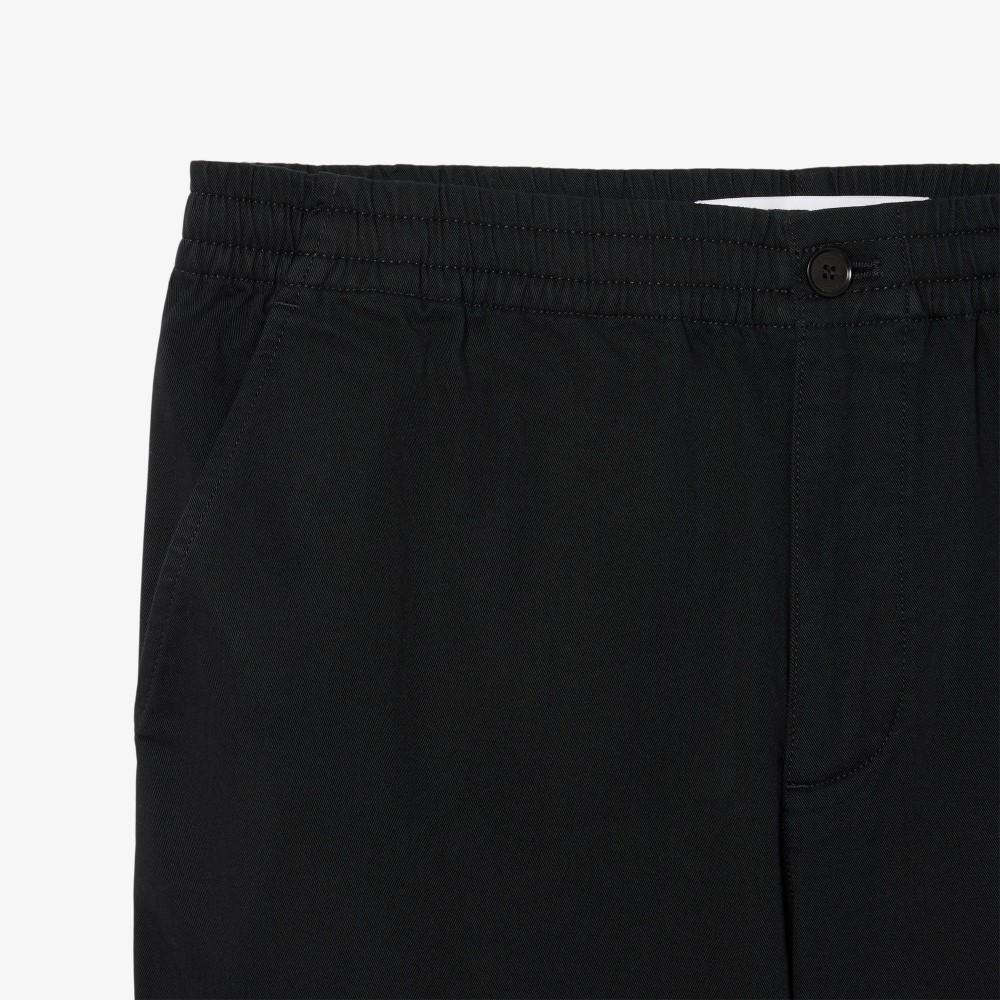 [lacoste] Men's Cotton Stretch Regular Fit Elasticated Waist Pants XH0062-55N031