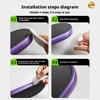 Pickleball Paddle Edge Protection Strip Dual-Color Gradient Edge Guard Anti-Chip Edge Tape Protective Strip
