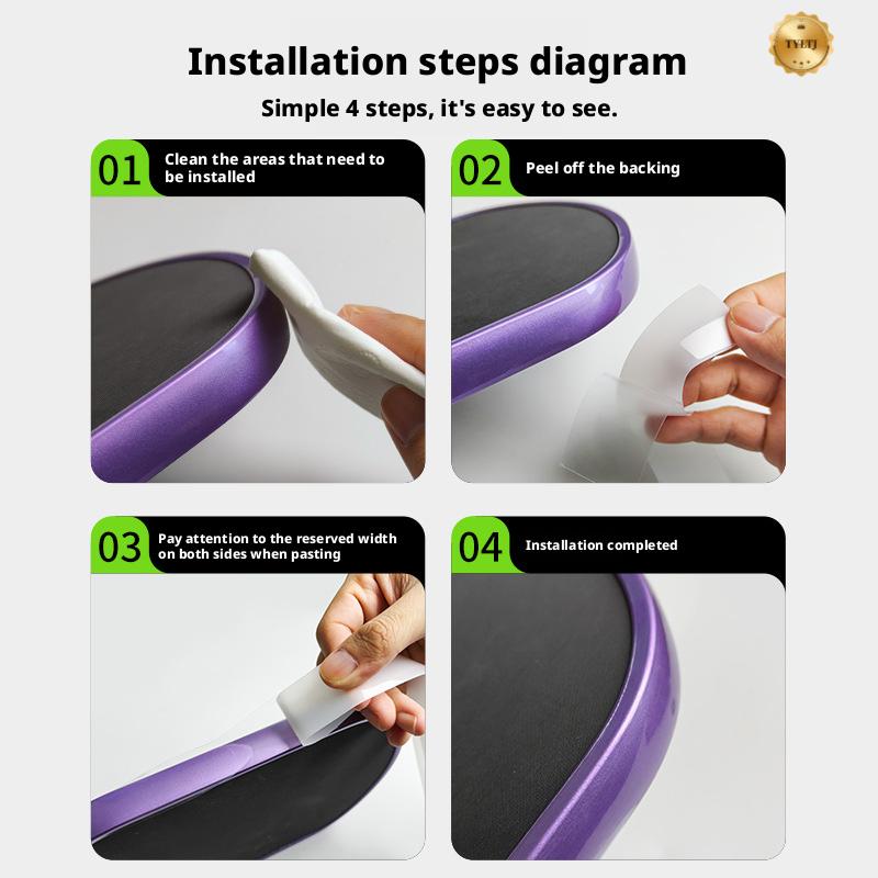Pickleball Paddle Edge Protection Strip Dual-Color Gradient Edge Guard Anti-Chip Edge Tape Protective Strip