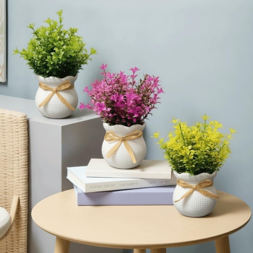 Bonsai Artificial Plants Ornaments Fake Potted Flowers Cute Decorative Potted Plants  Office