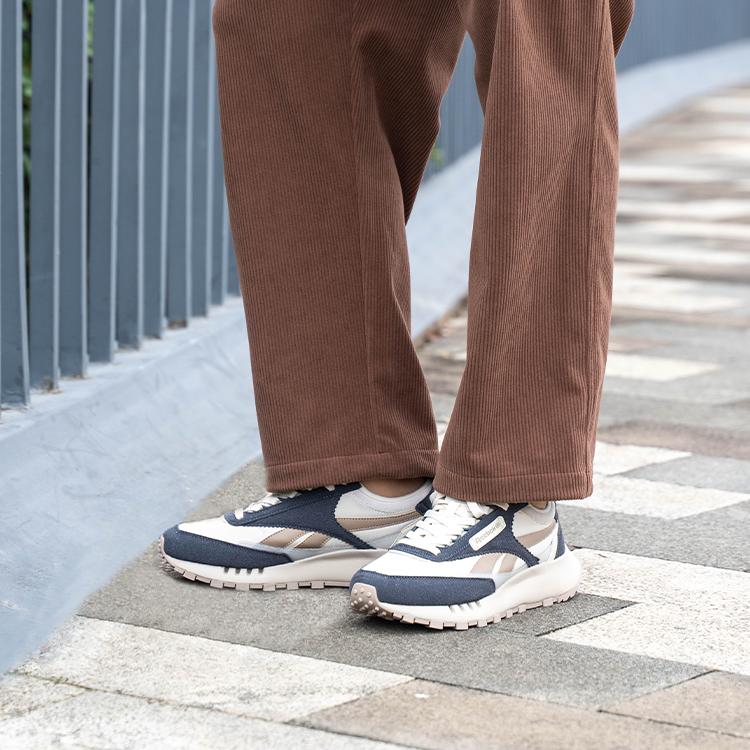 Reebok Cl Legacy W+ Удобные Универсальные Спортивные Толстая Подошва Повседневные Кроссовки Низкий Верх Кроссовки для Бега Унисекс хаки 24FRC903U1GG7