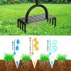 2-in-1 Lawn Aerator Manual Soil Aerating Tool with Spikes And Coring Tines Grass Coring Aerator Spike Aerator for Yard Health Lawn Care