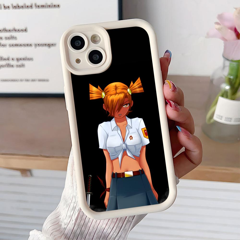 Вечное Лето Алиса Утолщенный ТПУ Чехол для Мобильного Телефона для iPhone 17 16 15 14 13 12 11 Air Pro Max Plus Цветной Чехол