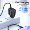 Быстрая зарядка на 4 USB Quick Charge 3.0 Быстрая USB-зарядка от сети Портативное мобильное зарядное устройство Адаптер QC 3.0 для Xiaomi IPhone X Вилка EU US