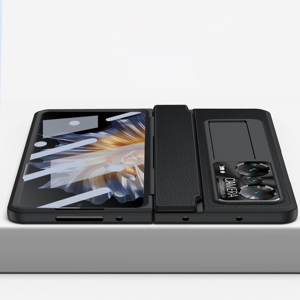 Противоударный чехол для телефона для Honor Magic Vs Ultimate 5G/Magic Vs 5G, Защита шарнира Задняя крышка из ПК с защитной пленкой для экрана из закаленного стекла