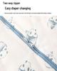 Осенне-зимний спальный мешок для младенцев из плотного хлопка с противоударным дизайном с раздвоенными штанинами и молнией