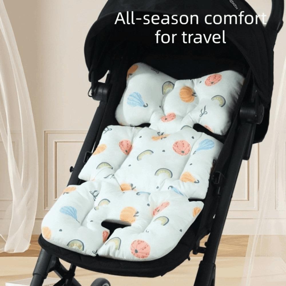 Cartoon Pattern Stroller Seat Cushion Cotton Stroller Accessories New High Chair Liner Pad Travel